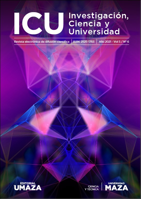					Ver Vol. 5 Núm. 6 (2021): Nº6 - Revista ICU. Investigación, Ciencia y Universidad (ICU)
				