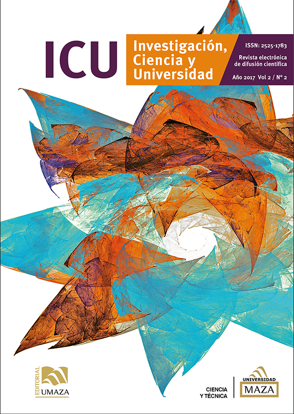 					Ver Vol. 2 Núm. 2 (2017): Nº2 - Revista Investigación, Ciencia y Universidad (ICU)
				